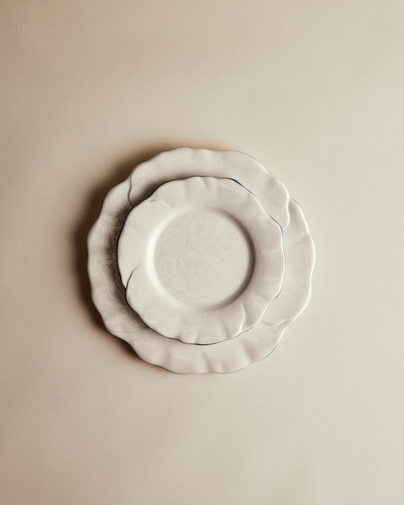 SET DE 4 ASSIETTES À DESSERT - BARCAROLLE
