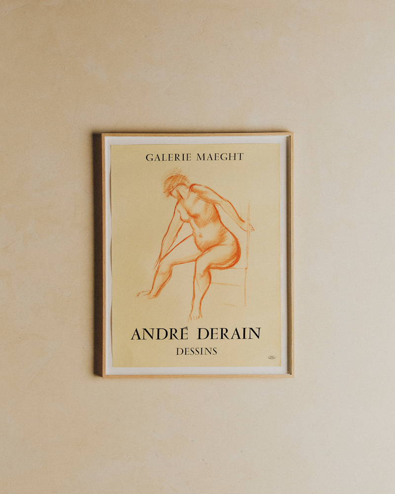 AFFICHE GALERIE MAEGHT, ANDRÉ DERAIN