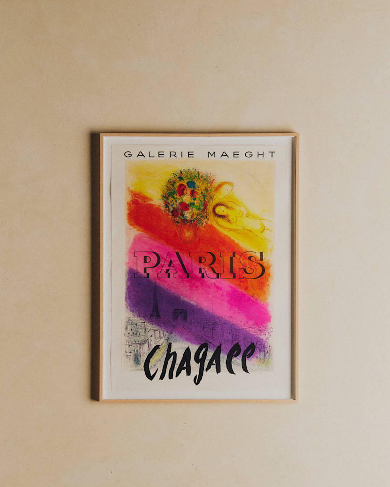 AFFICHE GALERIE MAEGHT, CHAGALL, 1954