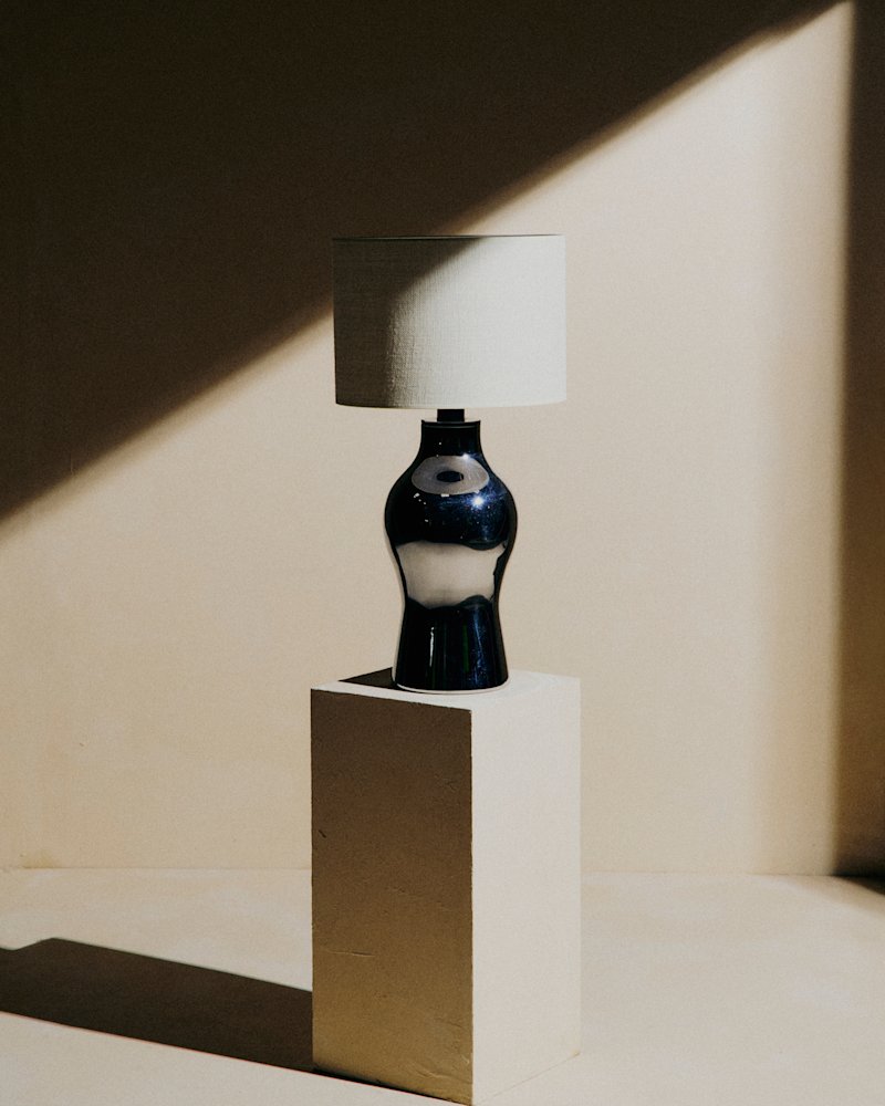 LAMPE VINTAGE GRAND MODÈLE CHROMÉE