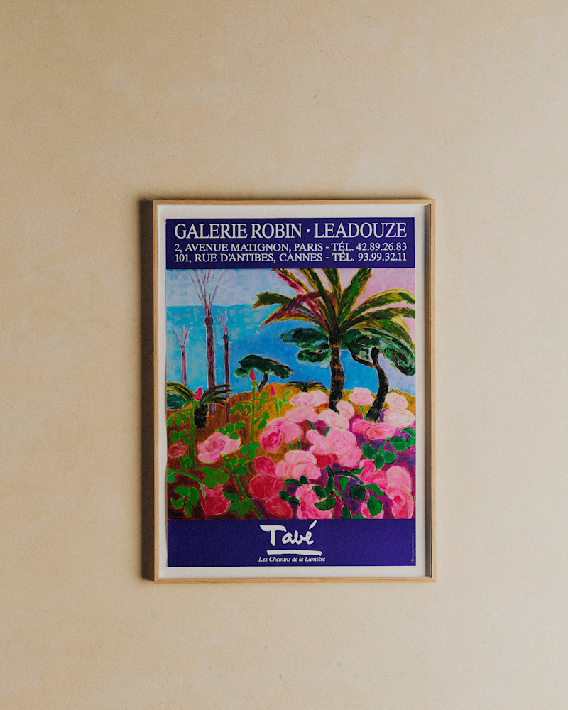 AFFICHE GALERIE ROBIN LEADOUZE, TAVÉ