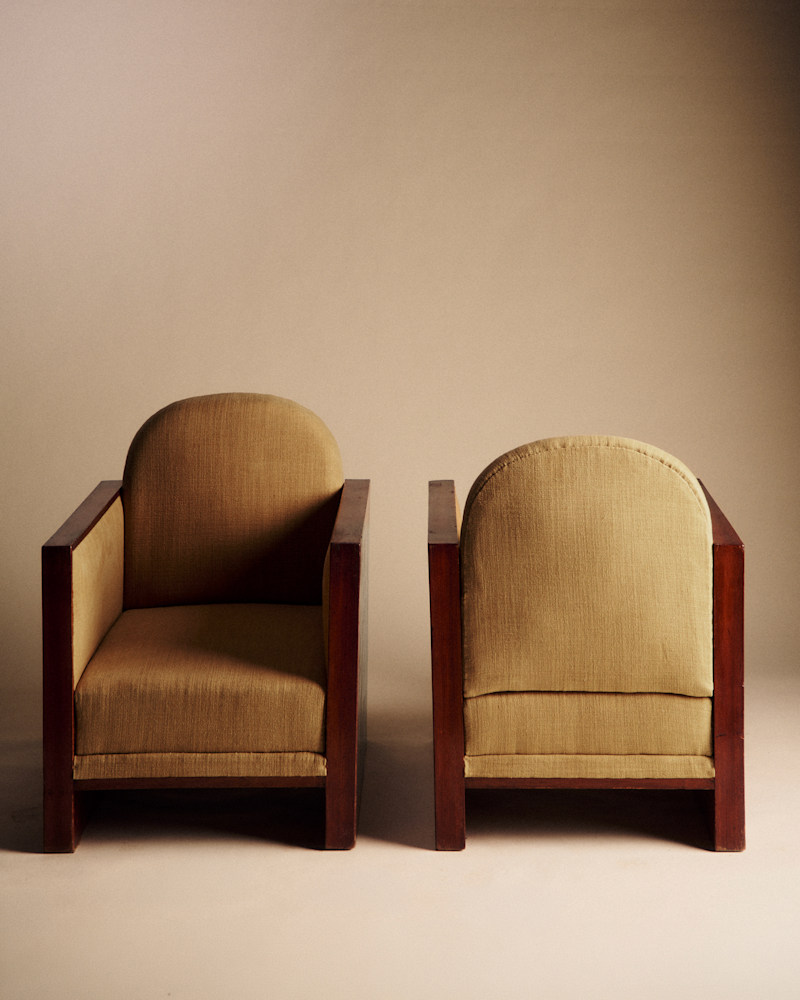 PAIRE DE FAUTEUILS ART DÉCO