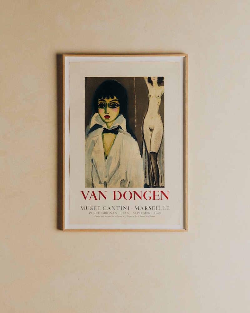 AFFICHE MUSÉE CANTINI, VAN DONGEN, 1969
