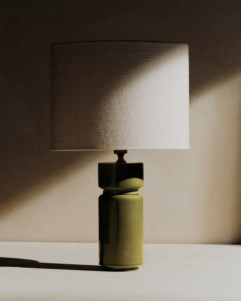 LAMPE PIANO VERT SAUGE
