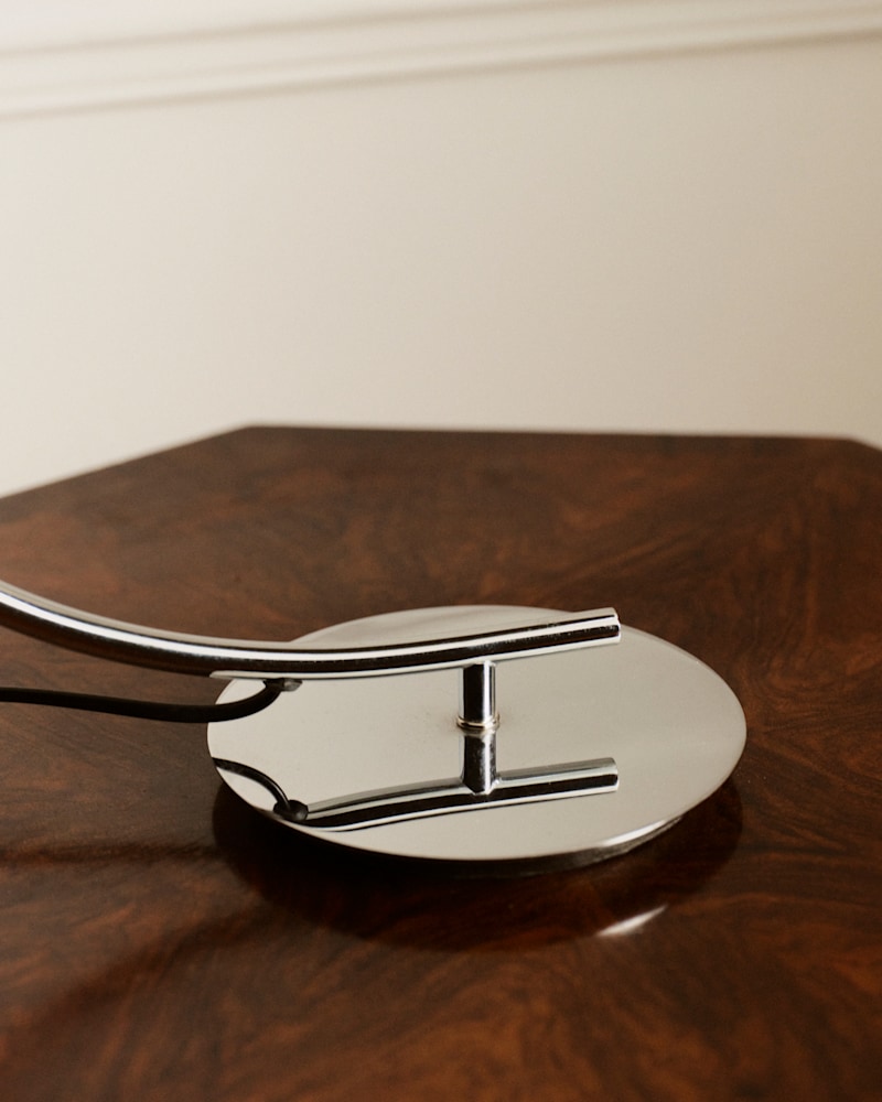 LAMPE DE BUREAU VINTAGE EN CHROME