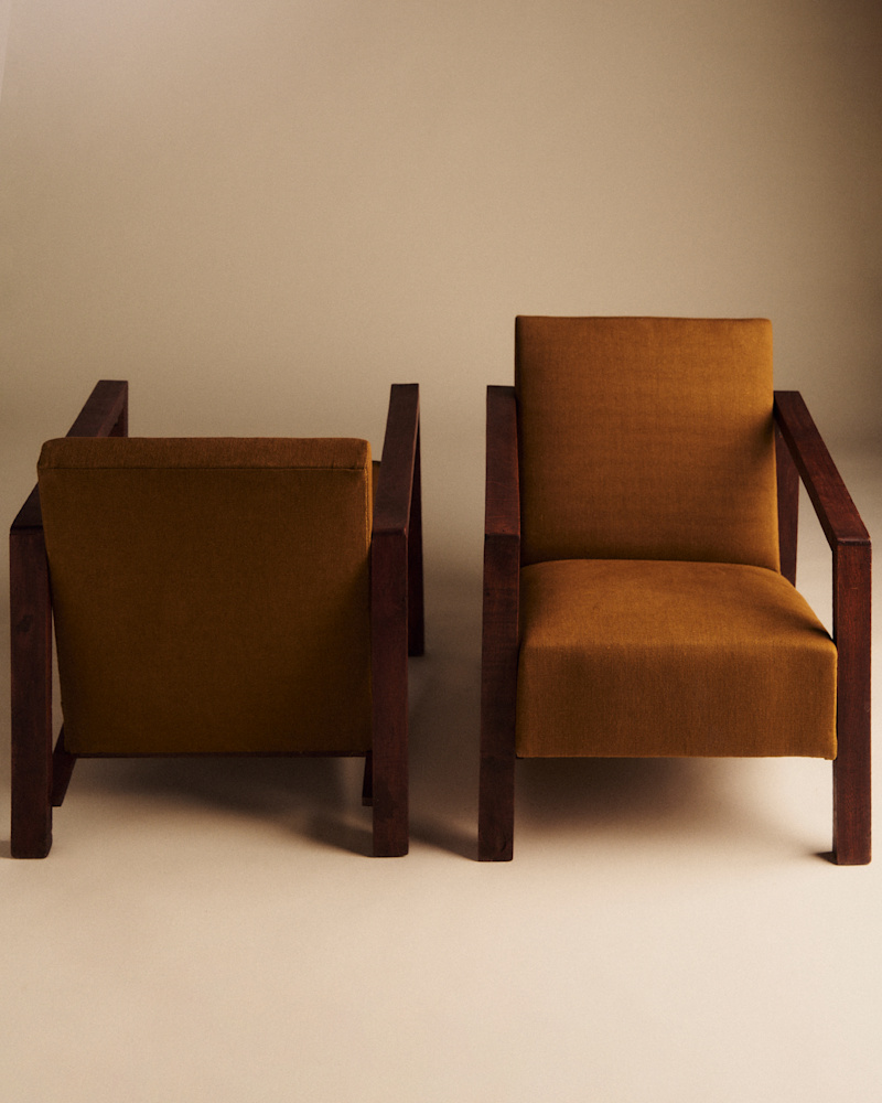PAIRE DE FAUTEUILS ART DÉCO VINTAGE
