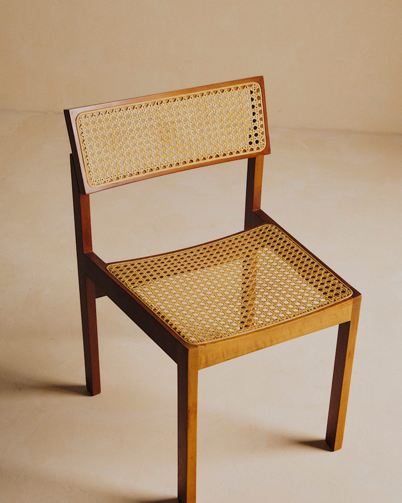 LOT DE 6 CHAISES MODÈLE 3100 PAR WILLY GUHL ANNÉES 60