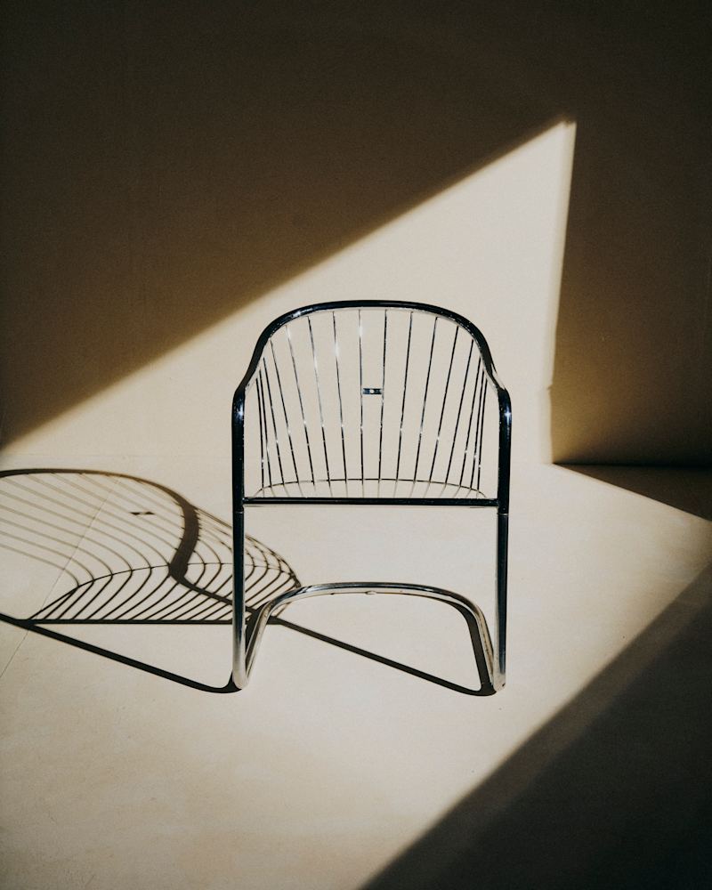 LOT DE 6 FAUTEUILS VINTAGE DANS LE GOÛT DE GASTONE RINALDI