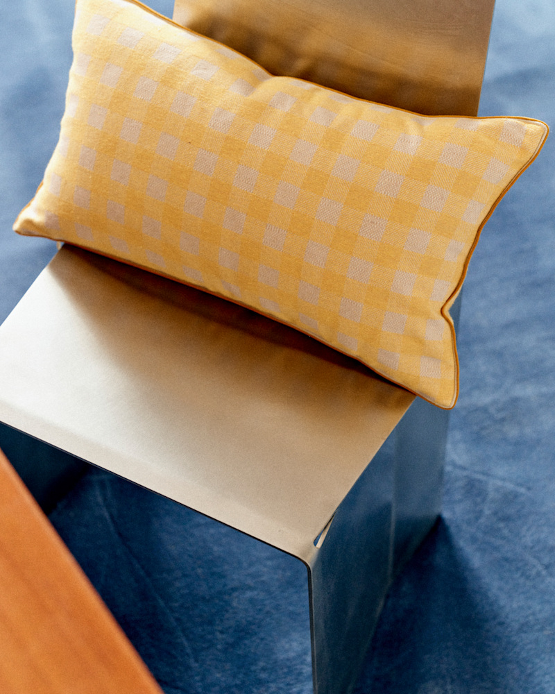 COUSSIN TISSÉ VICHY - PETIT MODÈLE