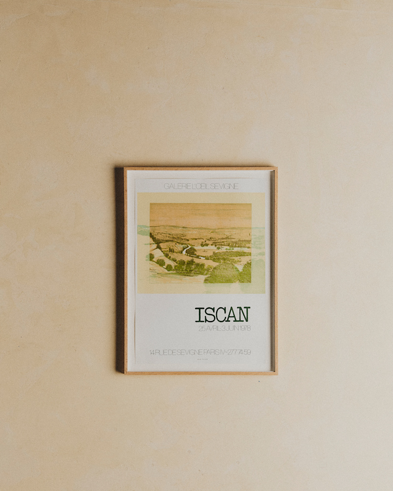 AFFICHE GALERIE L'OEIL SEVIGNE, ISCAN, 1978