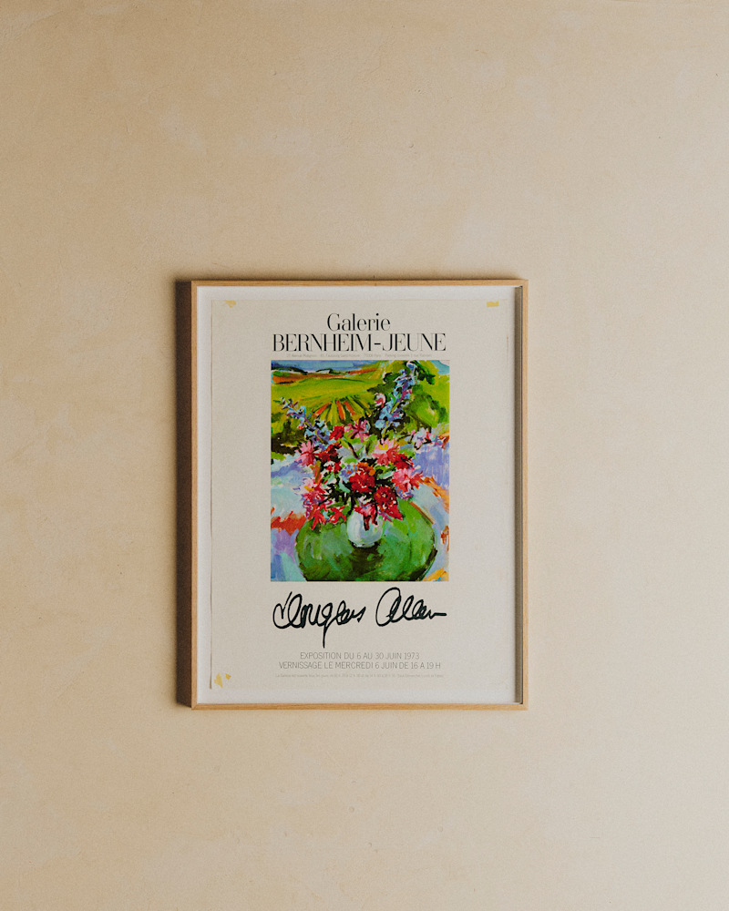 AFFICHE GALERIE BERNHEIM-JEUNE, GEORGES ALLAN, 1973