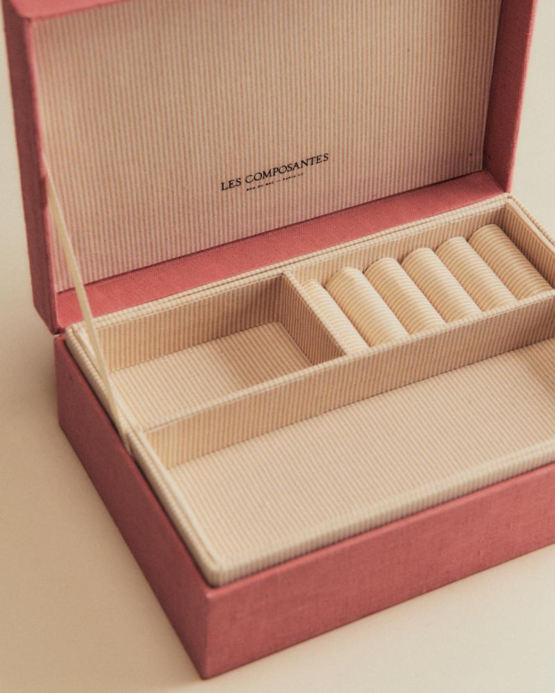 BOÎTE BIJOUX MATELASSÉE