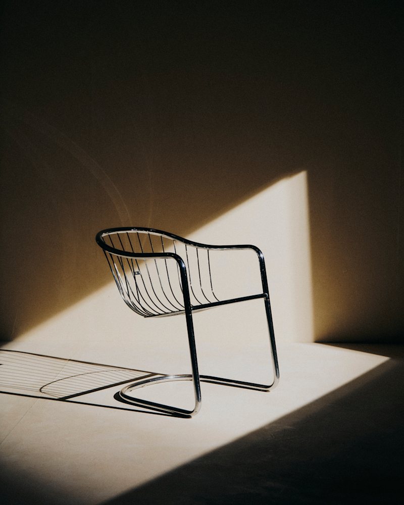 LOT DE 6 FAUTEUILS VINTAGE DANS LE GOÛT DE GASTONE RINALDI