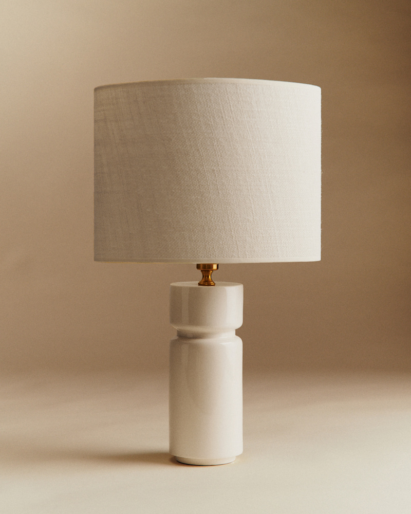 LAMPE PIANO ÉCRU
