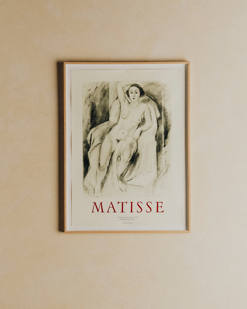 AFFICHE MATISSE, DESSIN 1922