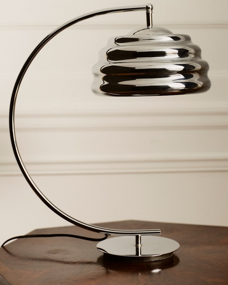 LAMPE DE BUREAU VINTAGE EN CHROME
