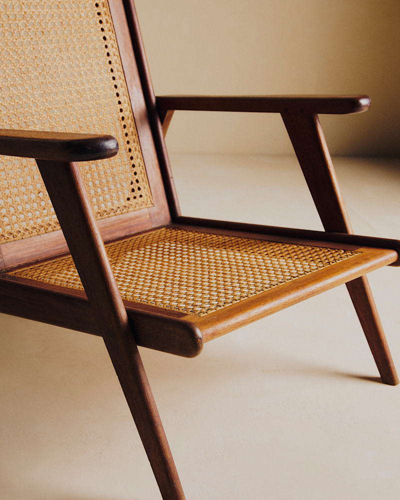 FAUTEUIL VINTAGE EN CANNAGE