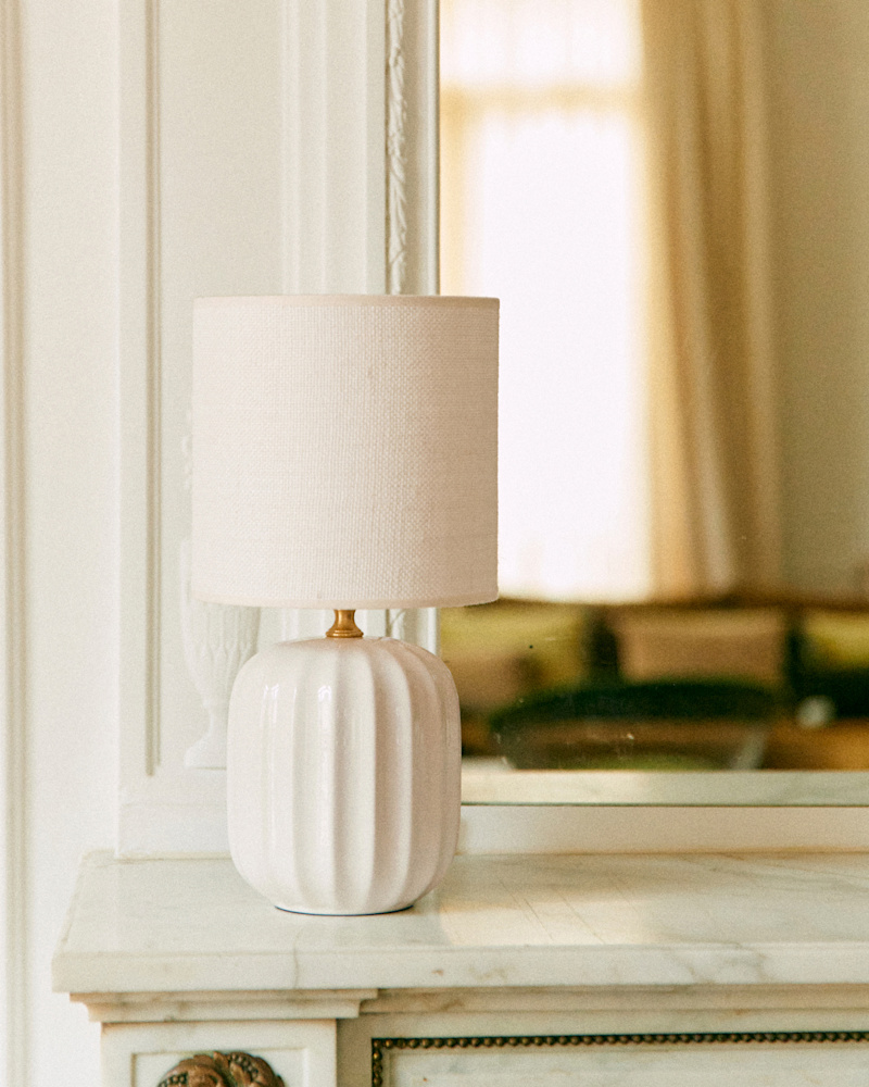 LAMPE TRAVIATA PETIT MODÈLE ÉCRU