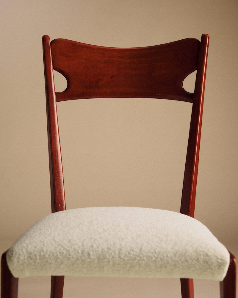 LOT DE 6 CHAISES VINTAGE ITALIENNES