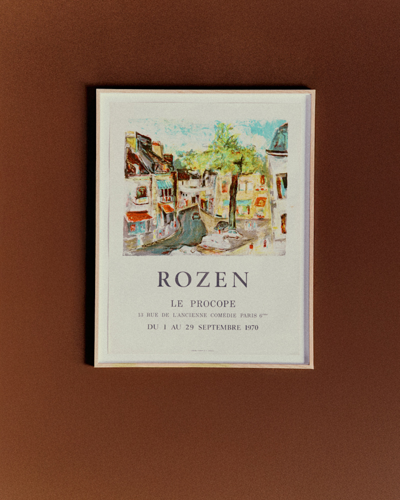 AFFICHE ROZEN, LE PROCOPE, 1978