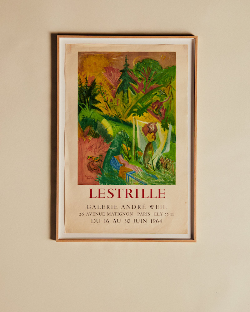 AFFICHE GALERIE ANDRÉ WEIL, LESTRILLE, 1964