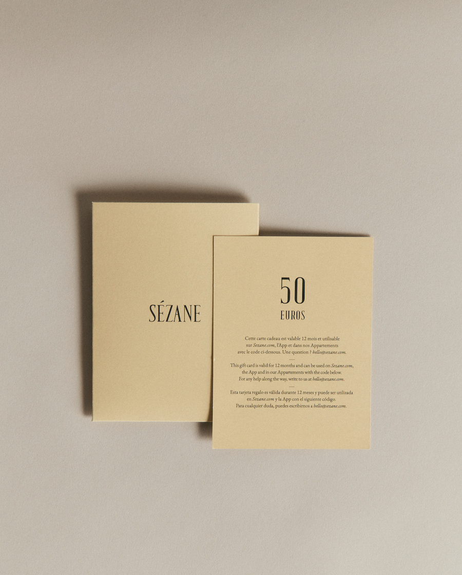E-carte cadeau Sézane