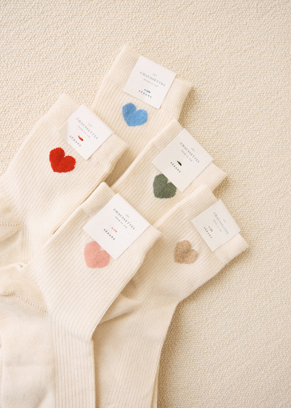 CHAUSSETTES COEUR