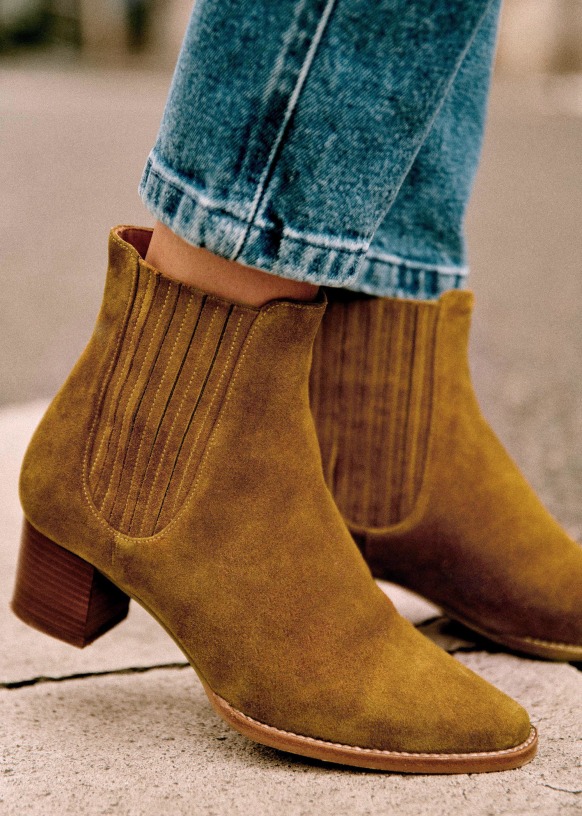 sezane lace up boots