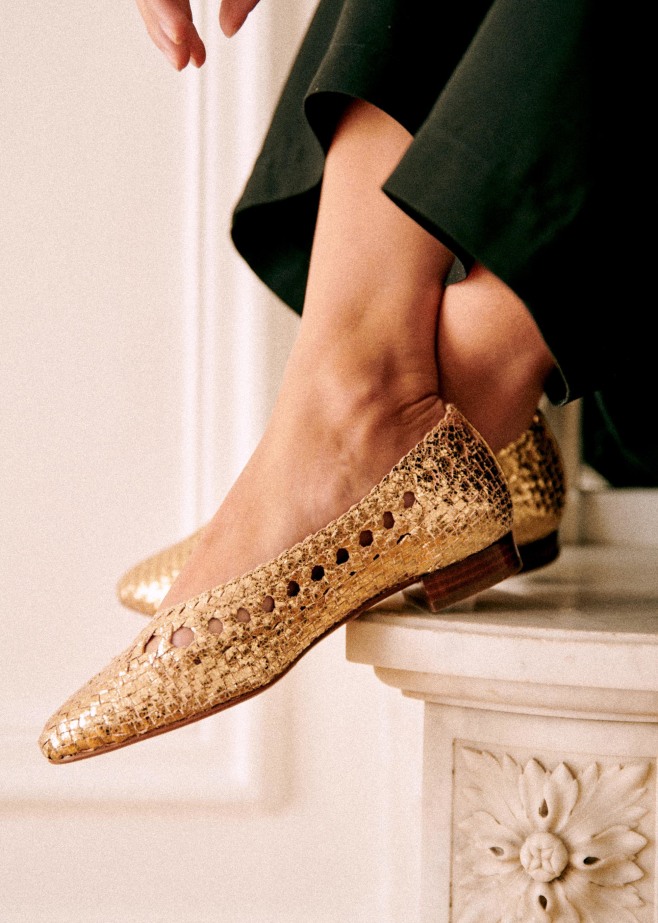 Zapatos Destalonados, Zapatos de Tacón Balerinas a la última Moda femenina | Sézane