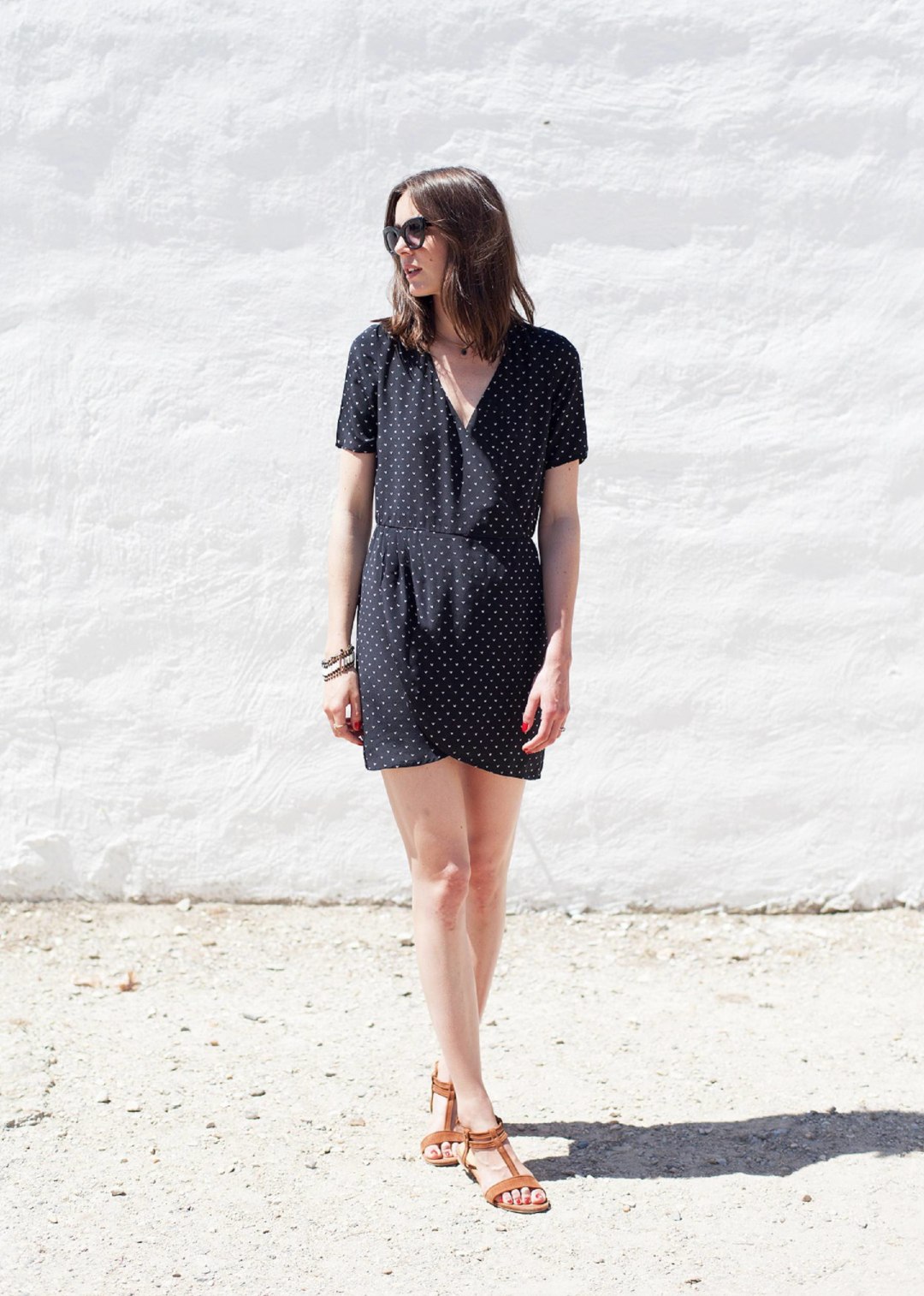 sezane wrap dress