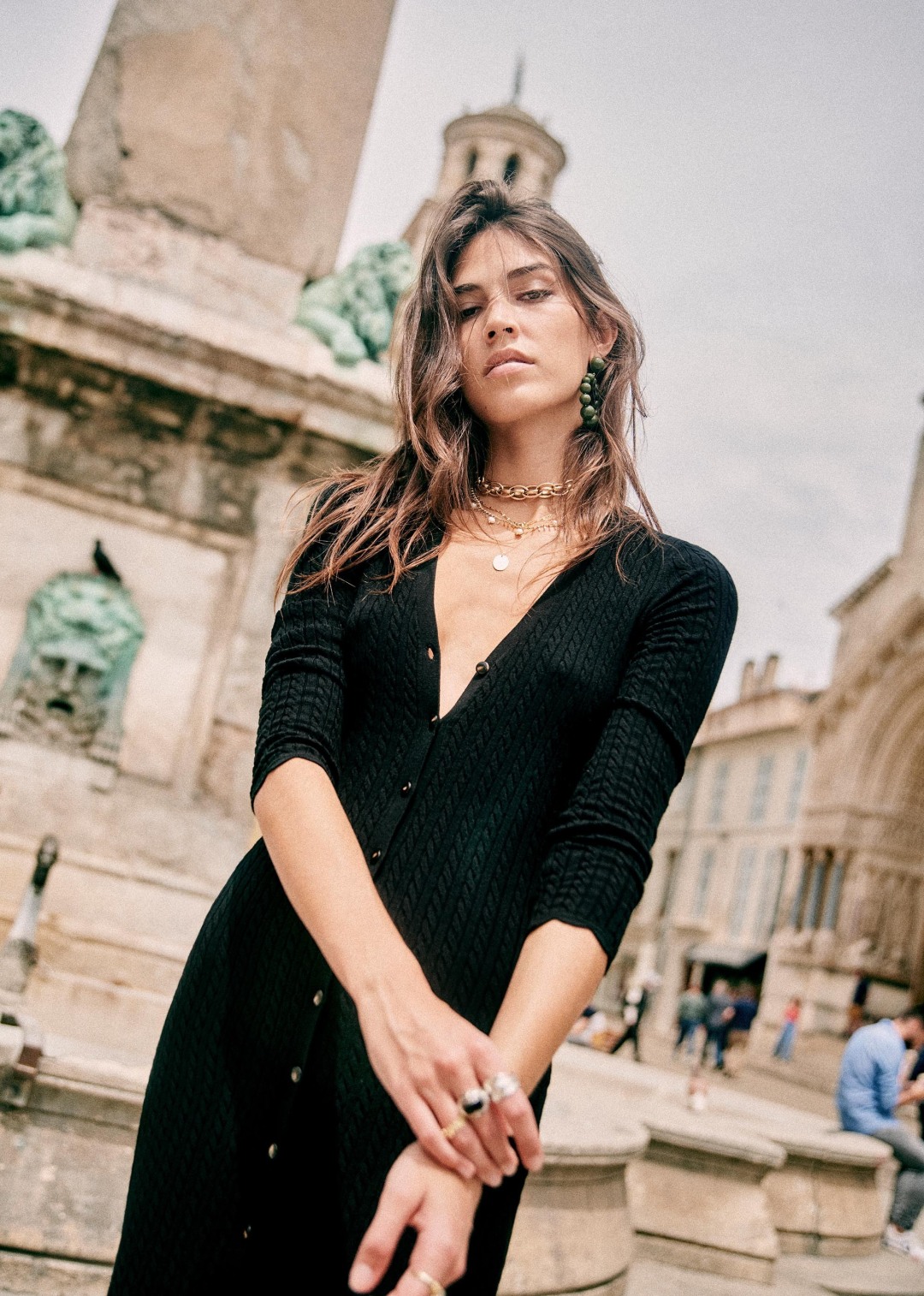 Sezane robe charlie clearance