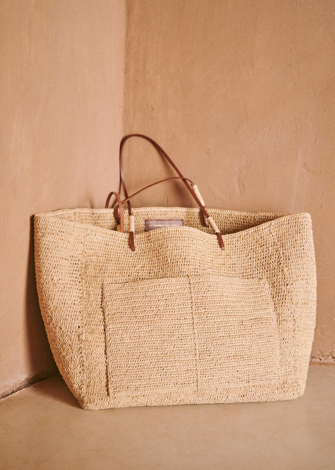 sac raphia sezane