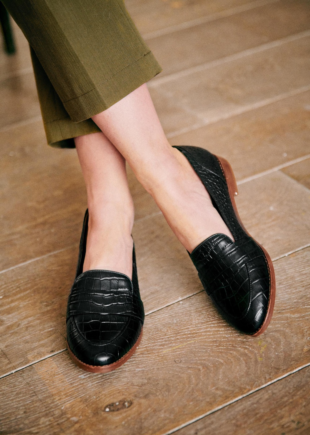 mocassins leopard sezane