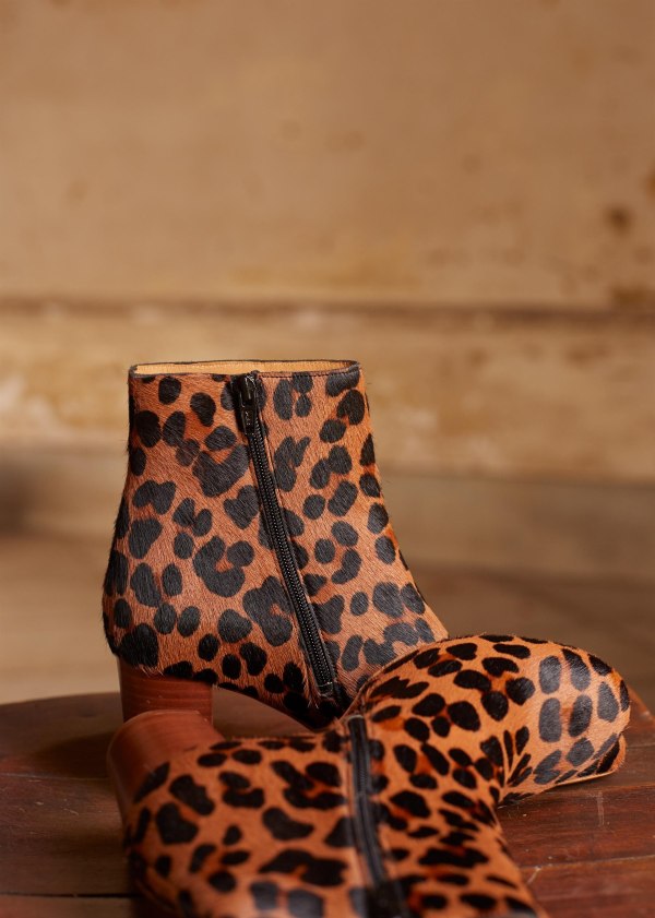 bottines sezane leopard